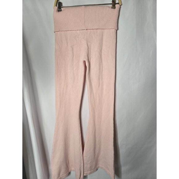 Ediketed Desiree Knitted Set In Pink- Fold Over Pants and Sweater in MED/LRG - Picture 11 of 16